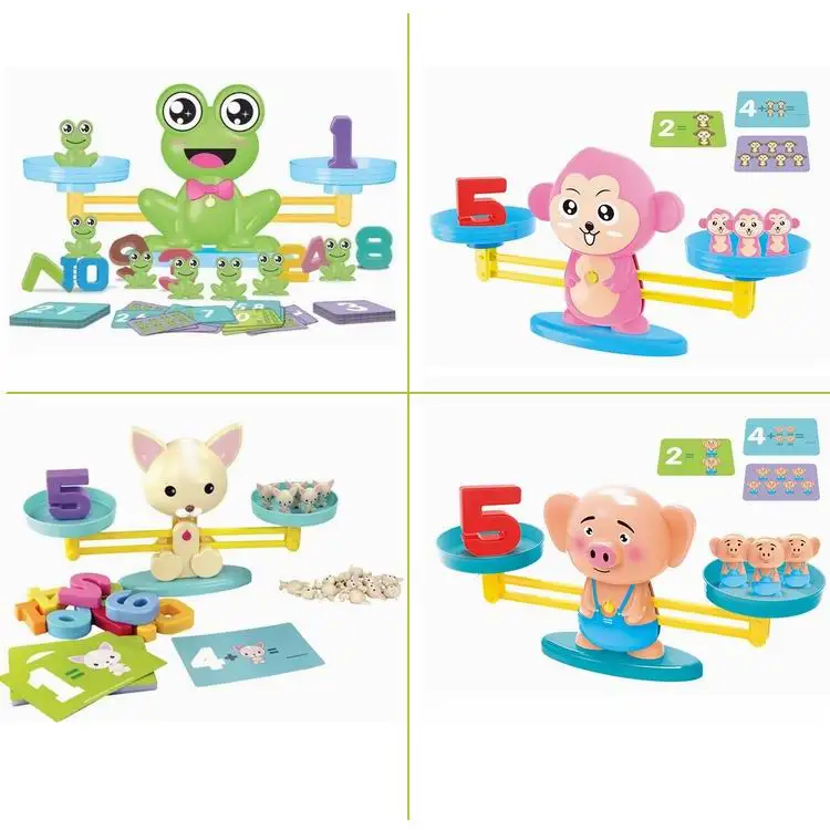 Monkey Balance Counting Cool Math Game Educational Montessori Learning Toys for Kids