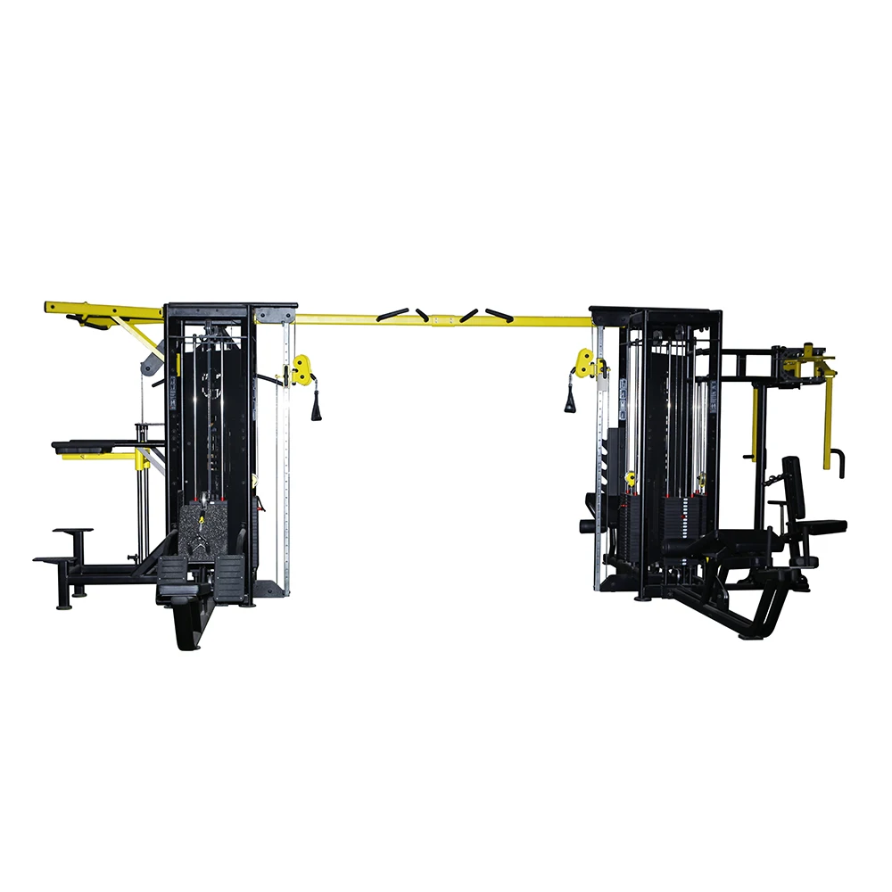 Commercial Multi Station Gym 8 Multi Function Station Fitness Equipment Sports Machine Commercial Use Power Tower
