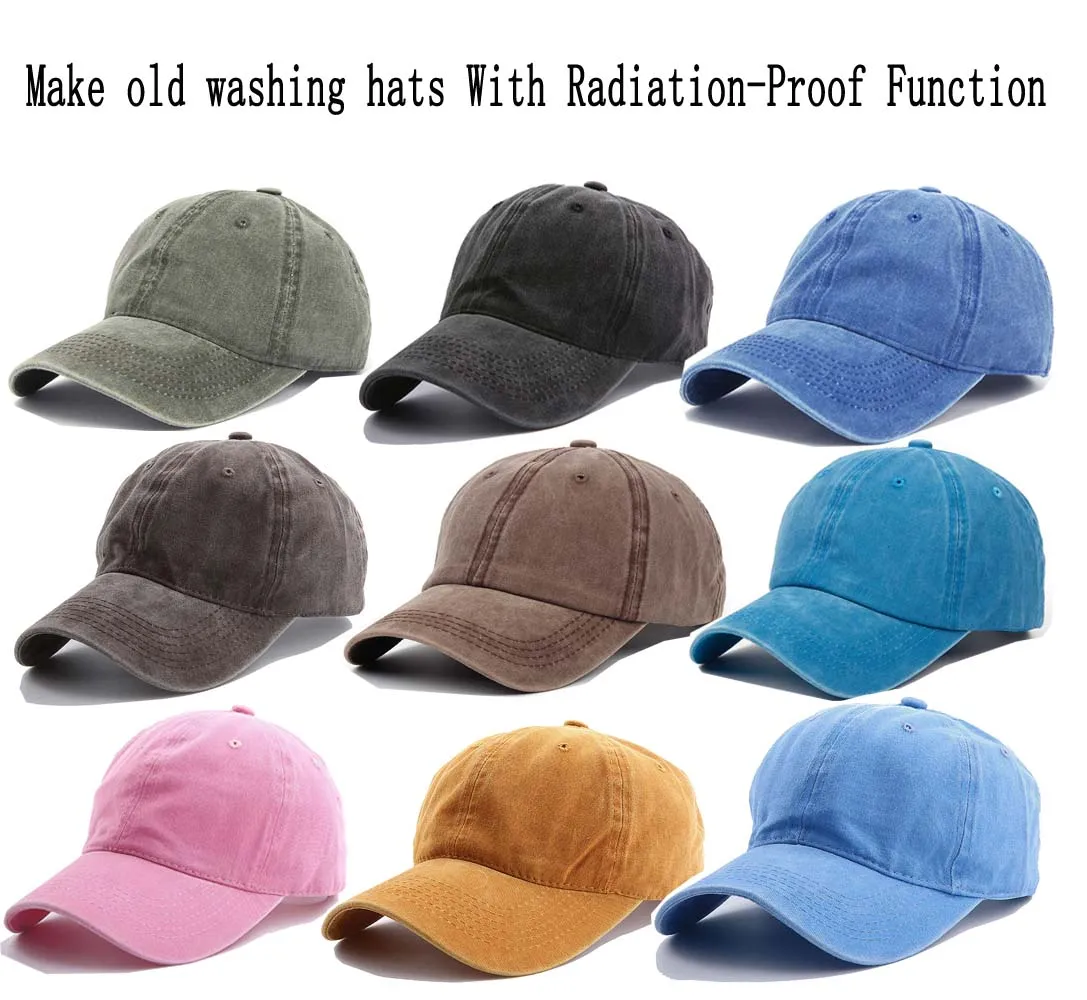 High Shielding Efficiency 99.99 Custom Embroidery Logo Washed Cotton