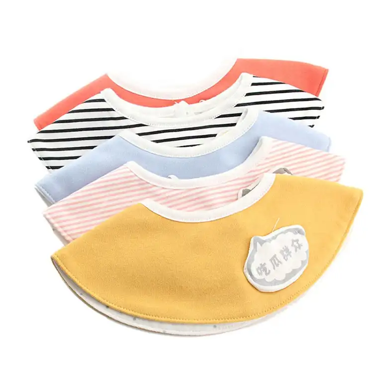 1/5/10pieces Baby Cotton Bibs Dribble Towel Feeding Smock Triangle Scarf 1/5/10pieces Baby Cotton Bibs Dribble Towel Feeding Smock Triangle Scarf
