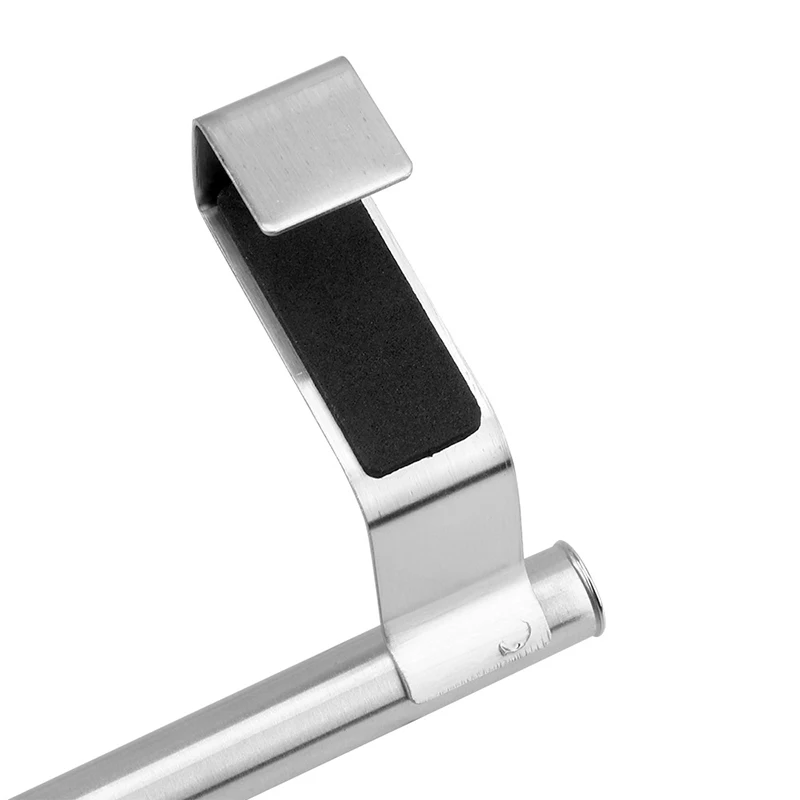 Wall Mount Black Single Towel Bar Rack Stainless Steel Bathroom Towel Bar Heavy Duty Towel