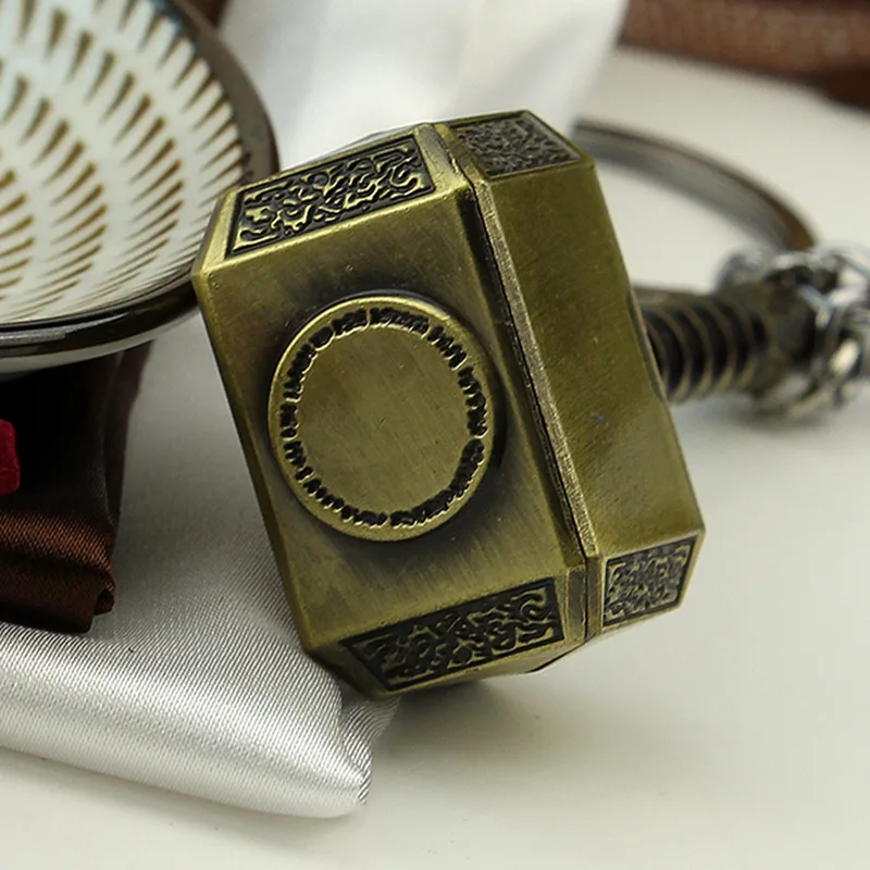 Thor's Hammer Bottle Opener Keychain Marvel Pendant Oem
