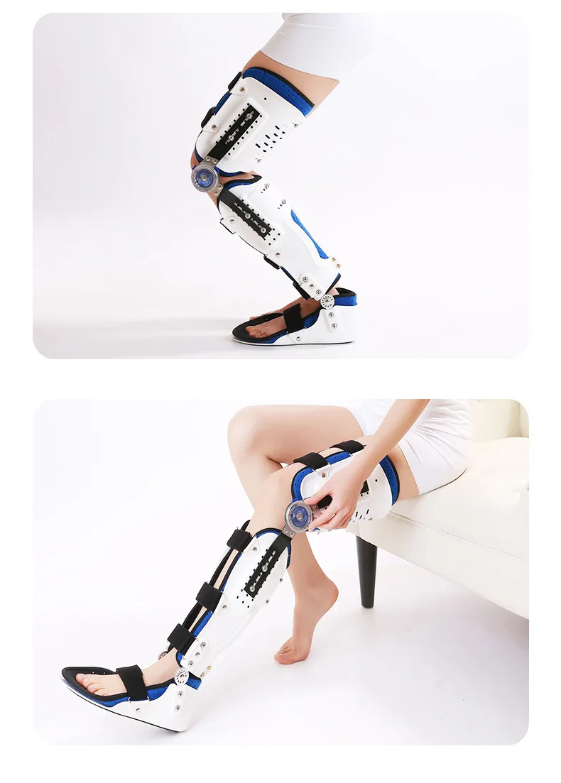 Adjustable Joint Orthopaedic Fixer Device Hinged Knee Sleeve Support