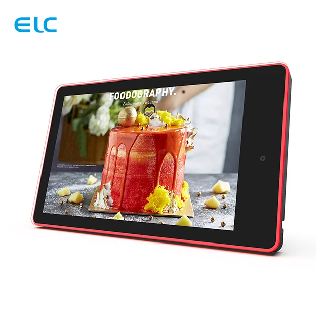 POE Power 10 Inch Capacitive Touch Screen Display Led Light Bar WIFI Android Tablet Pc