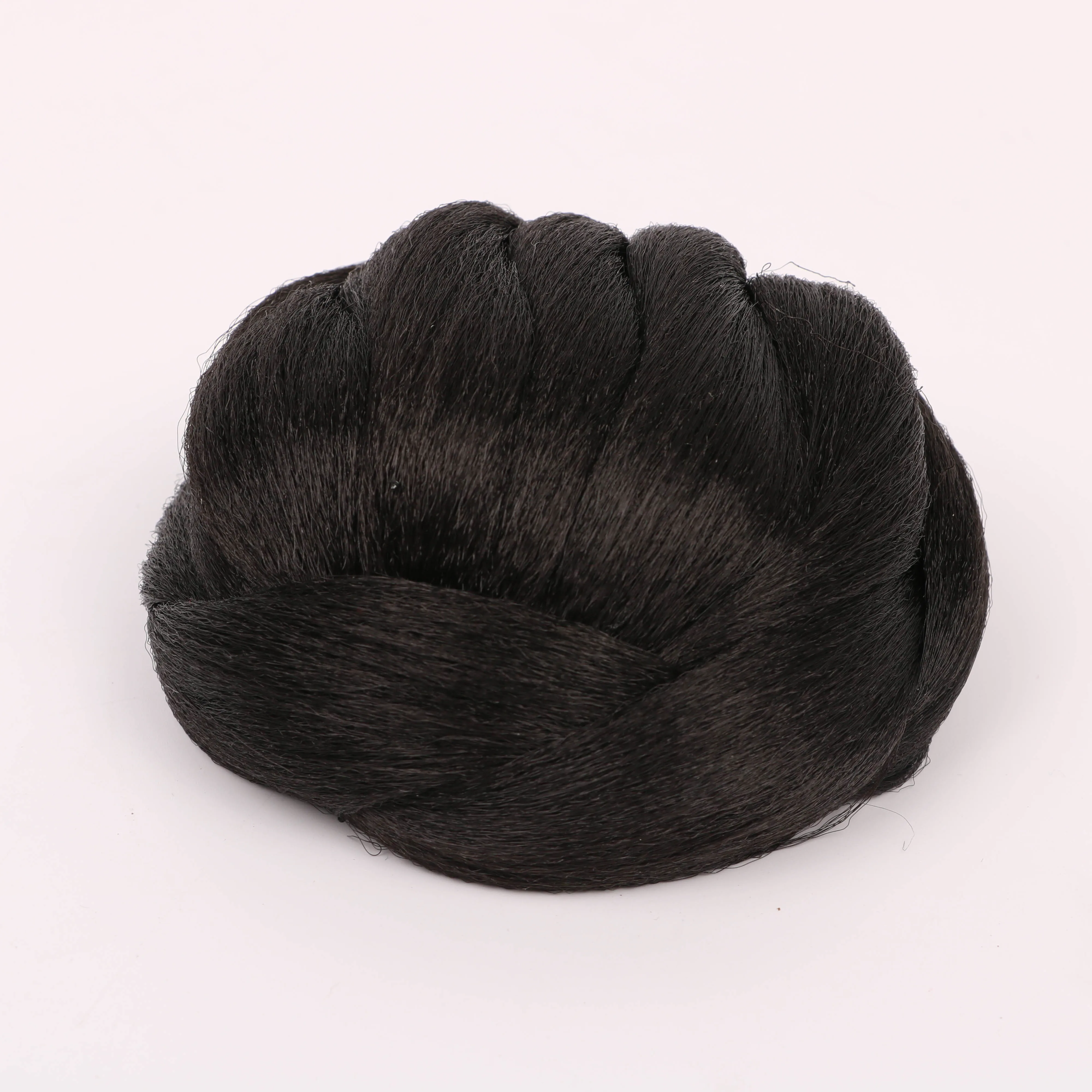 Настоящая кудрявая пучок волос, шиньон из синтетических волос, пучок на ощупь как настоящие волосы