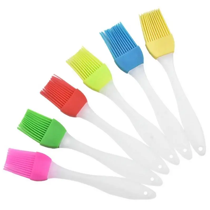 Custom Wholesale Silicone Pastry Brush Silicone Bread Basting Brush BBQ Baking DIY Kitchen Cooking Tools