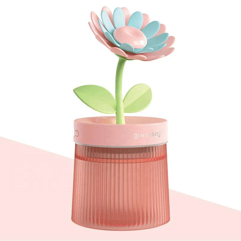 Flowers air Humidifier Small Spray Hydration Home Bedroom Desktop Portable Car USB Aromatherapy Machine 3