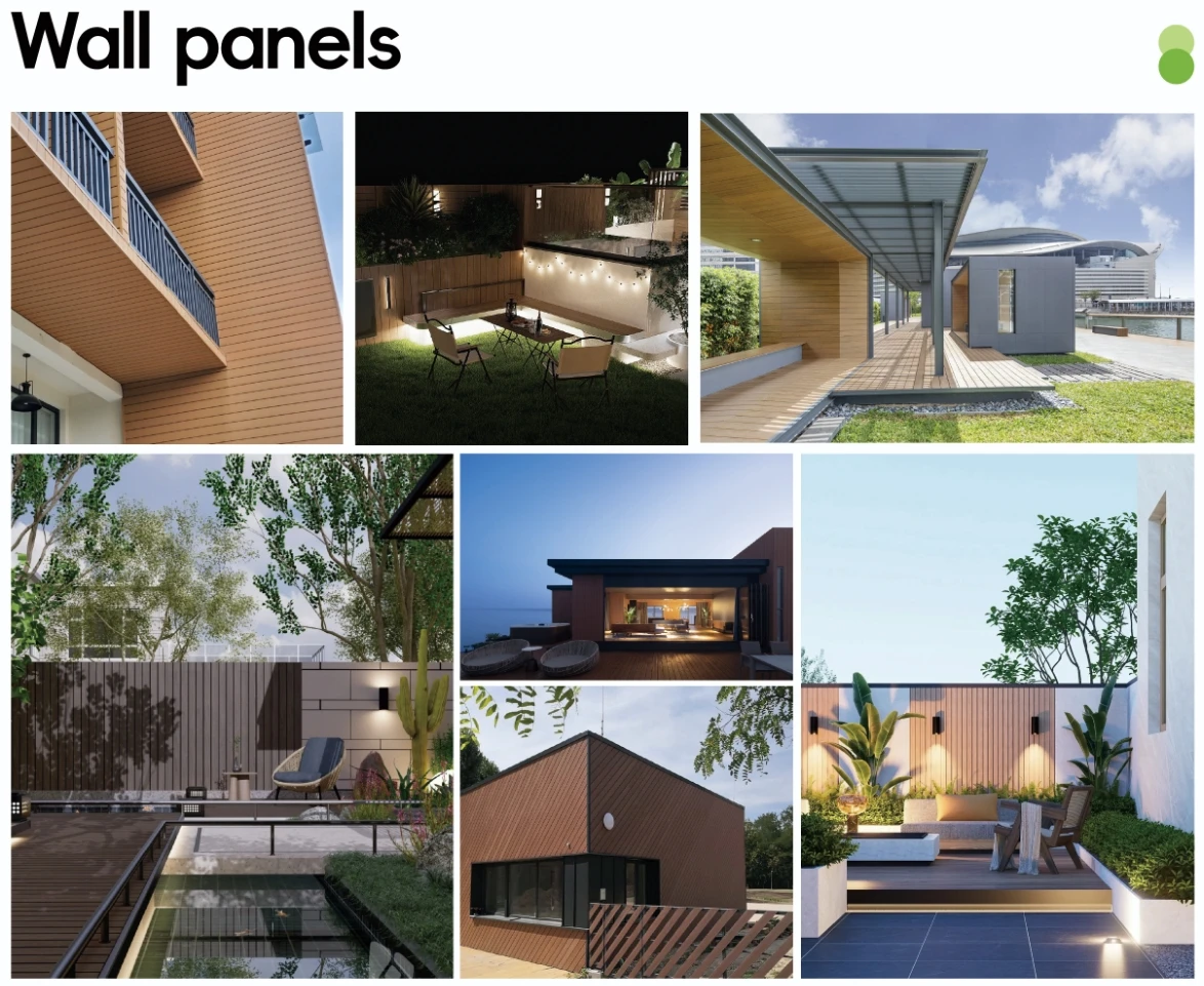 Co Extrusion Siding Wall WPC Cladding - Durable & Stylish