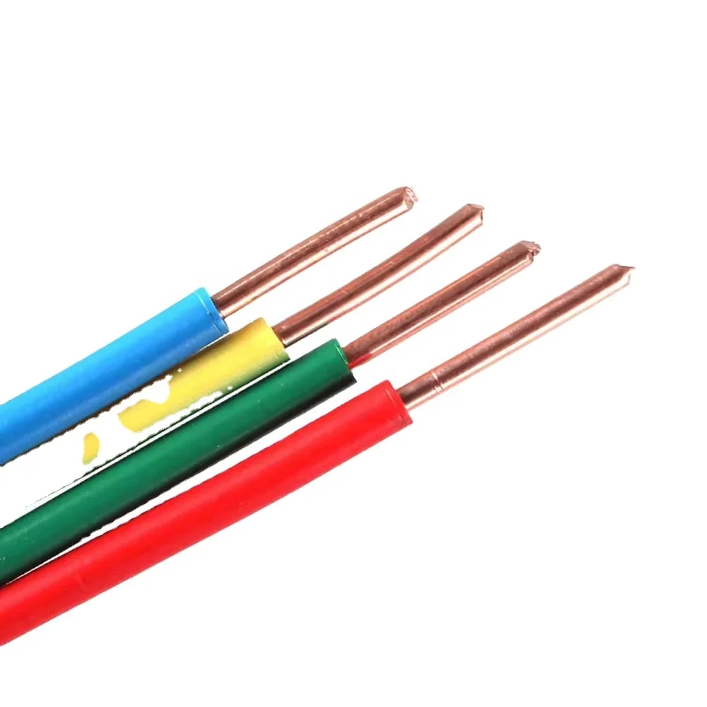 Alambre de tela aislado de PVC con núcleo de cobre para electrodomésticos diarios, instrumentos y equipos de telecomunicaciones