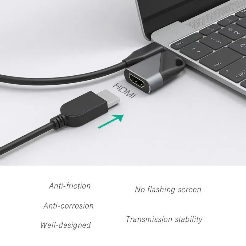 Новый дизайн портативный брелок-адаптер USB 3 1 Type C к HDM I 4K