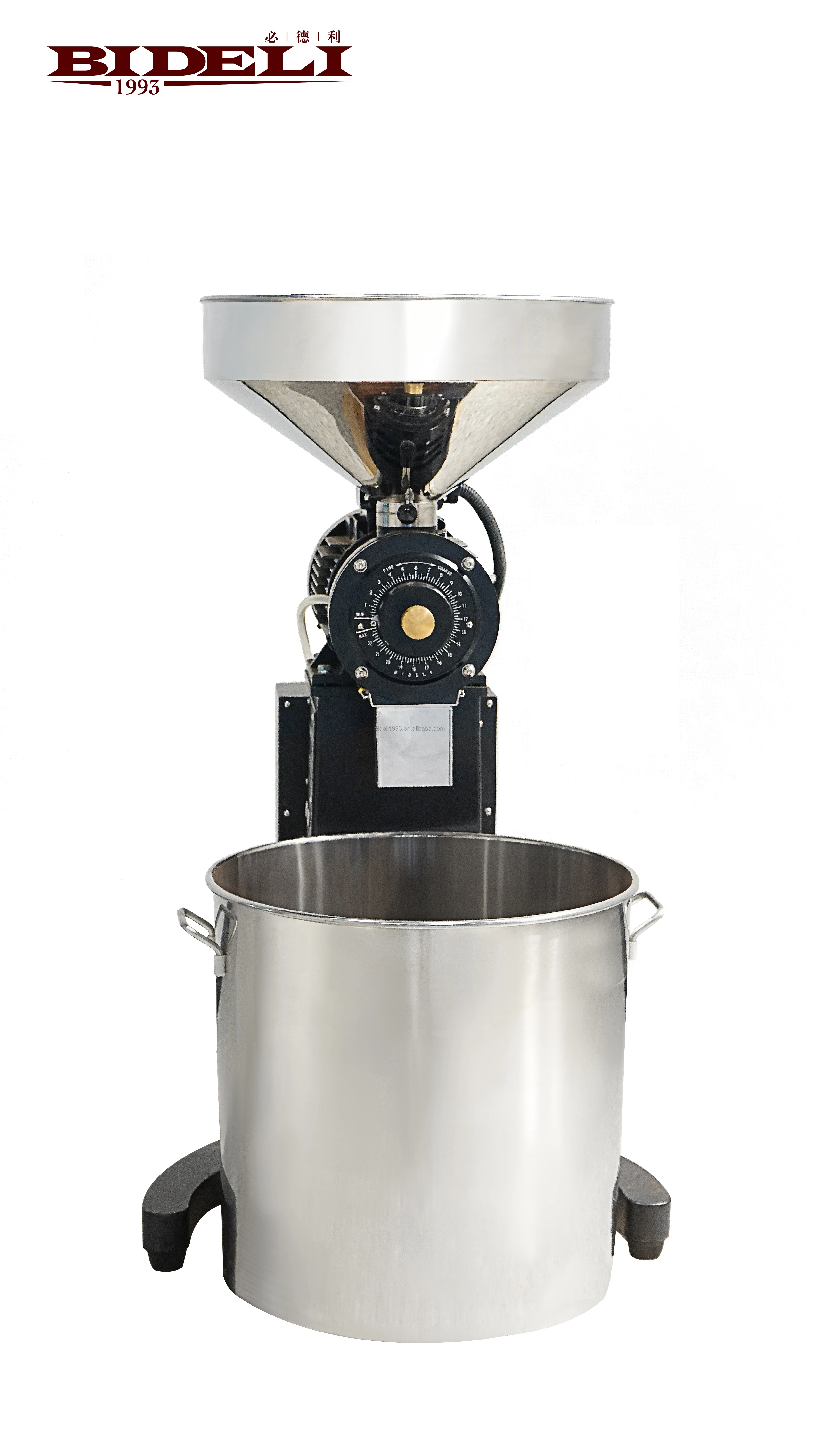 Bideli Large Industrial Coffee Mill Coffee Grinder Machine with Water Cooling System details