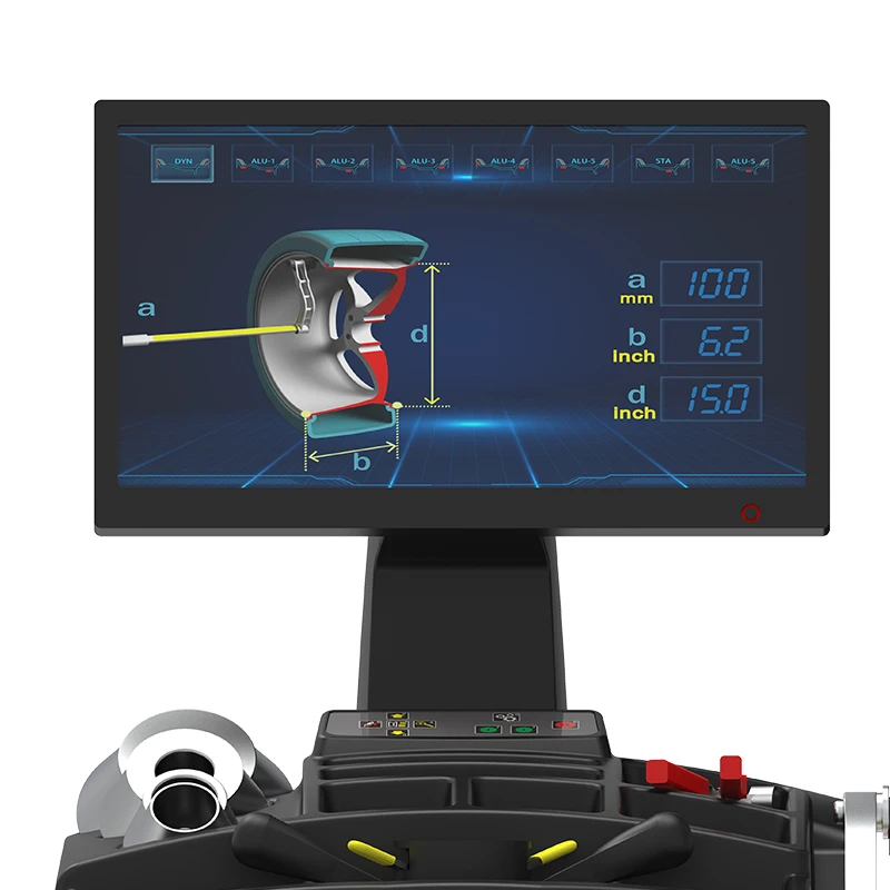 28-Inch Fully Automatic Laser Car Wheel Balancer with LCD Display for Tire Workshops Standard CE Support OEM