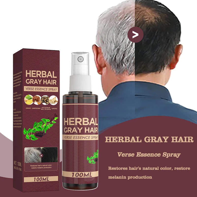 White Hair To Black Anti Gray Hair Treatment Repair Polygonum