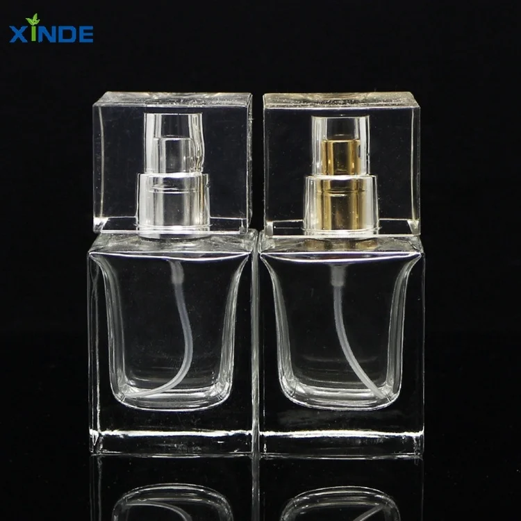 Pabrik OEM 50ml Botol Parfum Botol Kaca Semprot Parfum