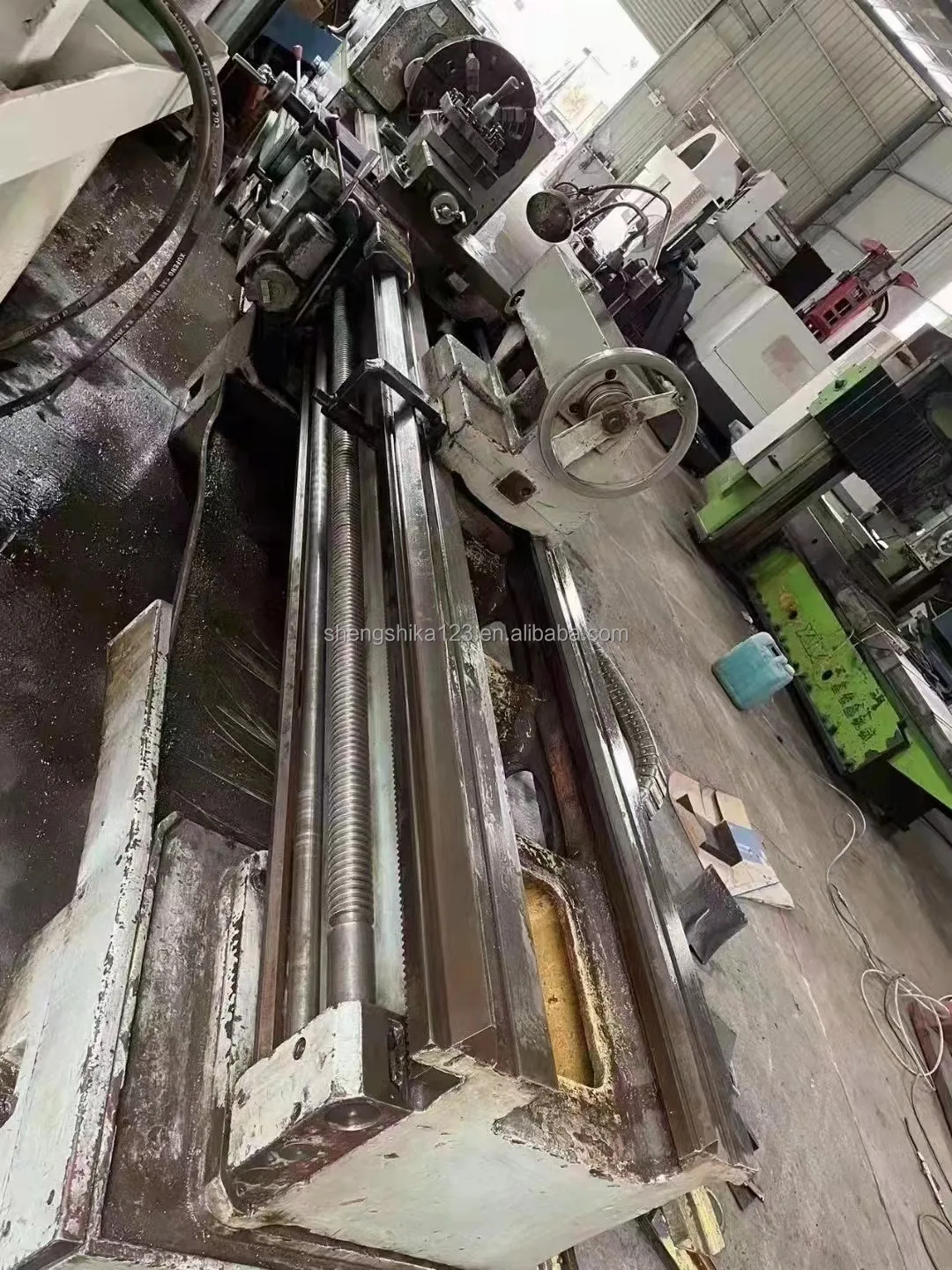 CW6163B 3000mm Manual Lathe Machine Big Spindle Bore 100mm Heavy Duty Horizontal Mechanical Metal Lathe