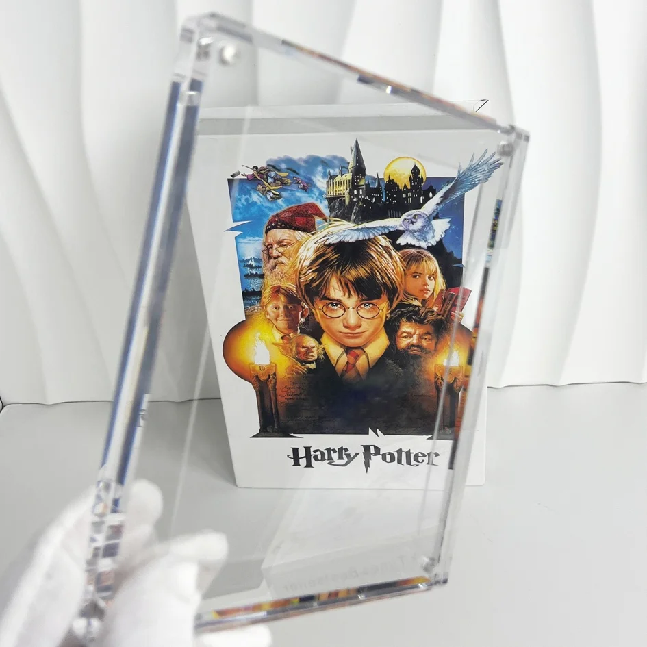Clear Custom Acrylic Photo Frame With 5x5 Magnetic