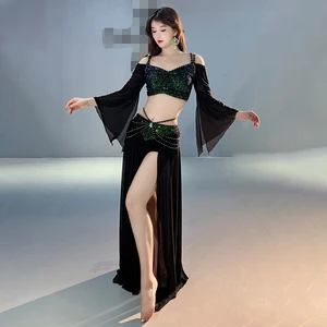 Belly Dance Skirt Suits Dancing Clothing Set Stage Performance Belly Dance Women's Sets Performance Wear