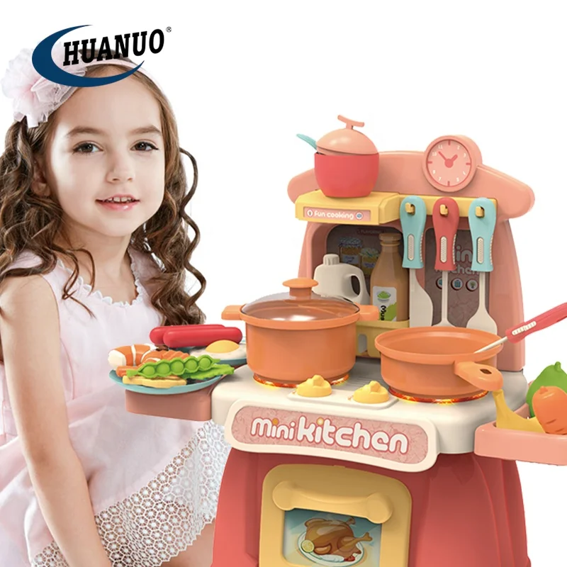 Children's Pretend Play Set Modern Mini Kitchen Toys