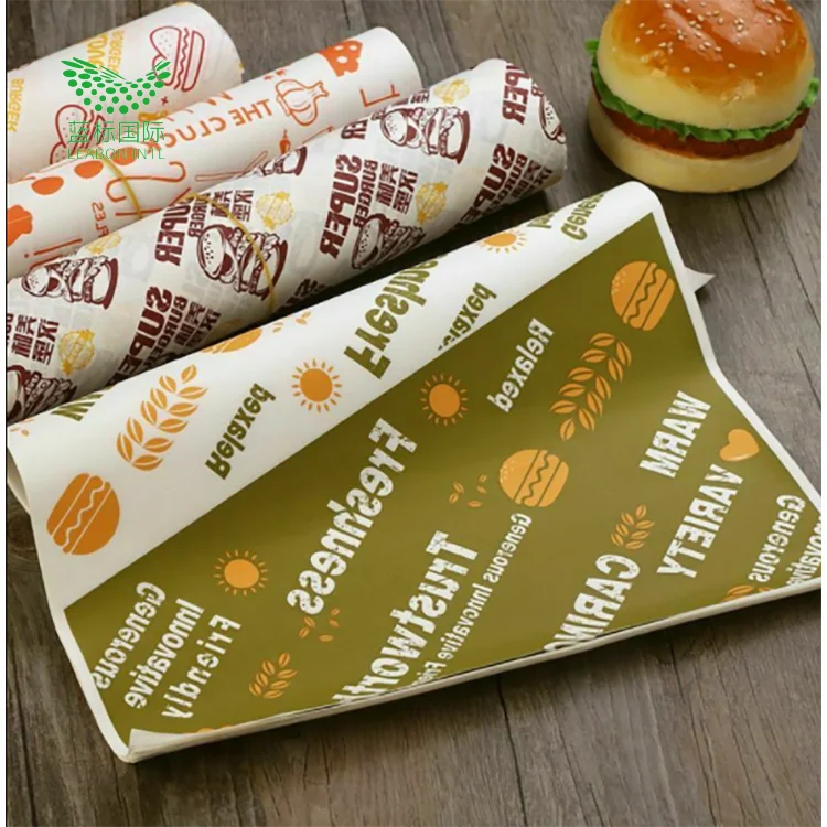 Custom Deli Wax Paper Food Picnic Paper Sheets Greaseproof Deli Wrapping  Paper for Restaurants, Baking, Picnics, Parties