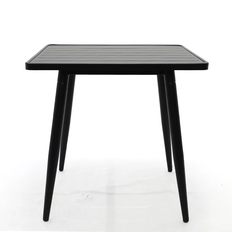 Best Quality Antirust Steel Dining Table Outdoor Furniture Metal