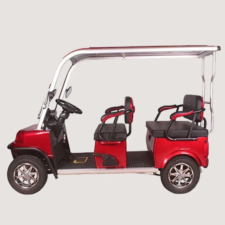 4 колеса электрический гольф-мобиль бензиновый двигатель/электрический гольф-мобиль шасси
