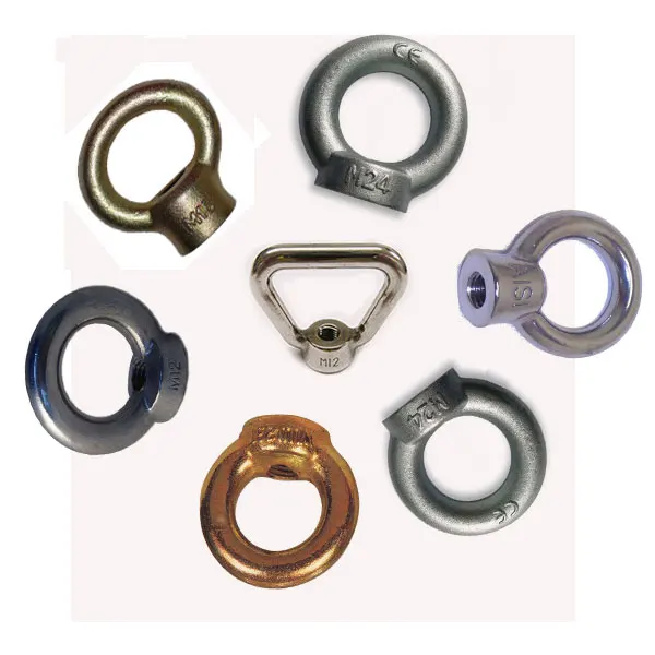 Wholesale Stainless Steel Lifting Eye Nut M3 M4 M5 M6 M8 Forged Round Ring Shape Eye Nuts