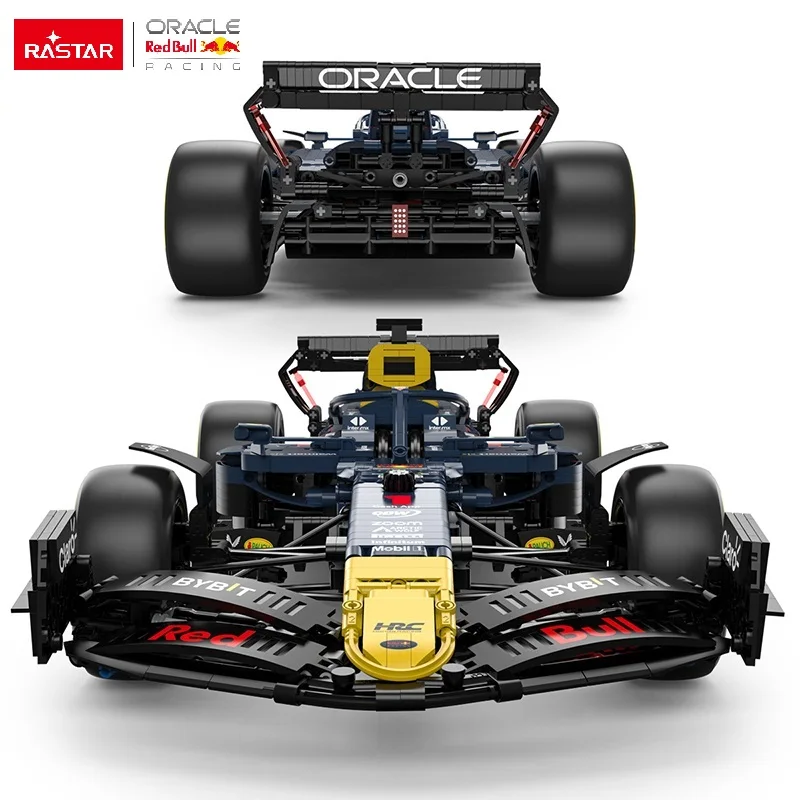 Rastar 2464pcs Oracle Red Bull Racing RB19 RC Car Toys Building Blocks Fit Bricks Models DIY Education  F1 Car Toys
