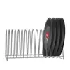 15-slot record display/drying rack