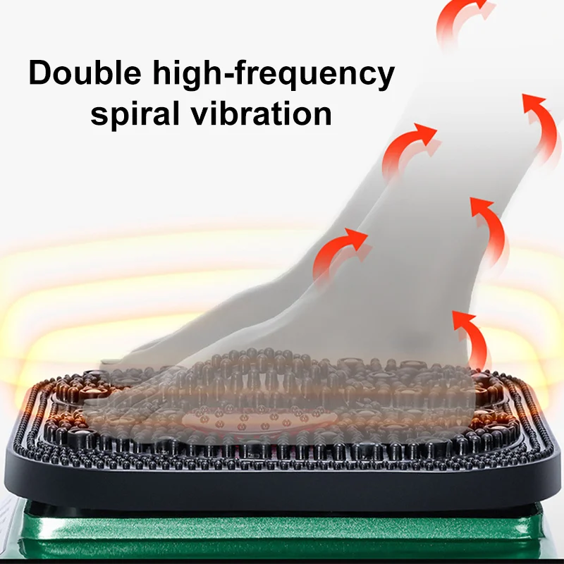 High Frequency Vibration Blood Circulator Deep Tissue Fullbody Leg Foot Pot Massage Machine With ABS Housing Magnetic Therapy
