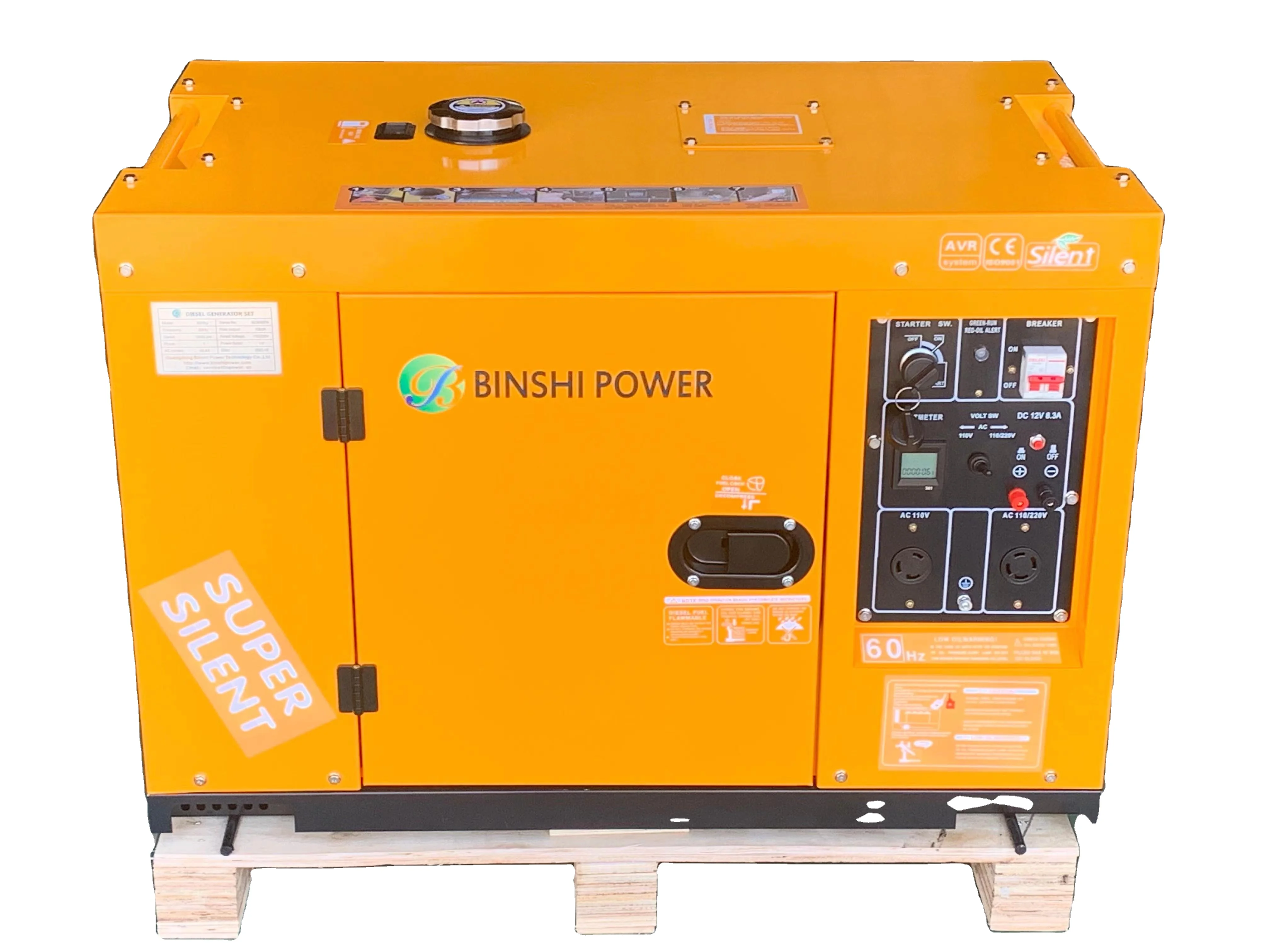 8.5kva 10kva 12kva 16kva 18kva 20kva Water Cooled Super Silent Diesel