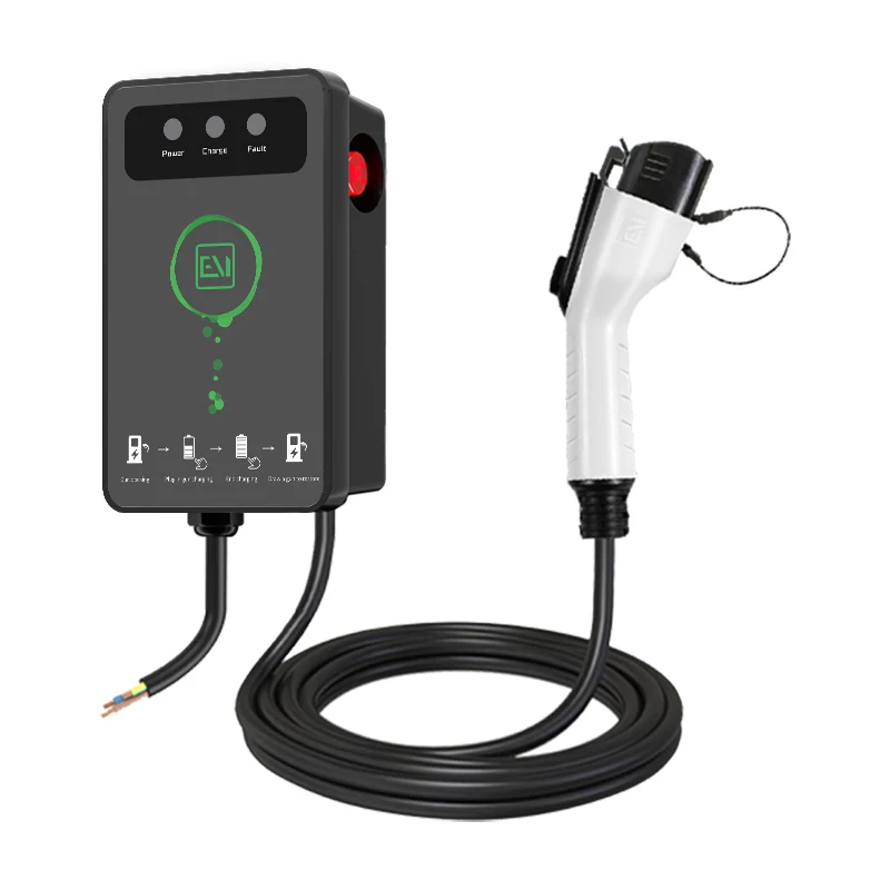 Plug And Play Ev Charging Station Ac Sae Type1 J1772 Fast Charging 48a