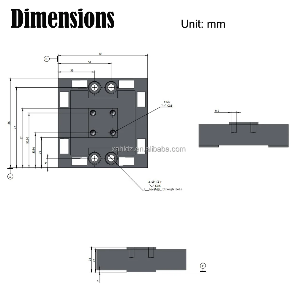 PLC591 Customized Haolong Brand Multi Axis Load Cell 3 Axis Force ...