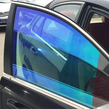 Anti Glare Heat Insulation 60% VLT Chameleon Blue Car Window Tint Film Color Changing Film