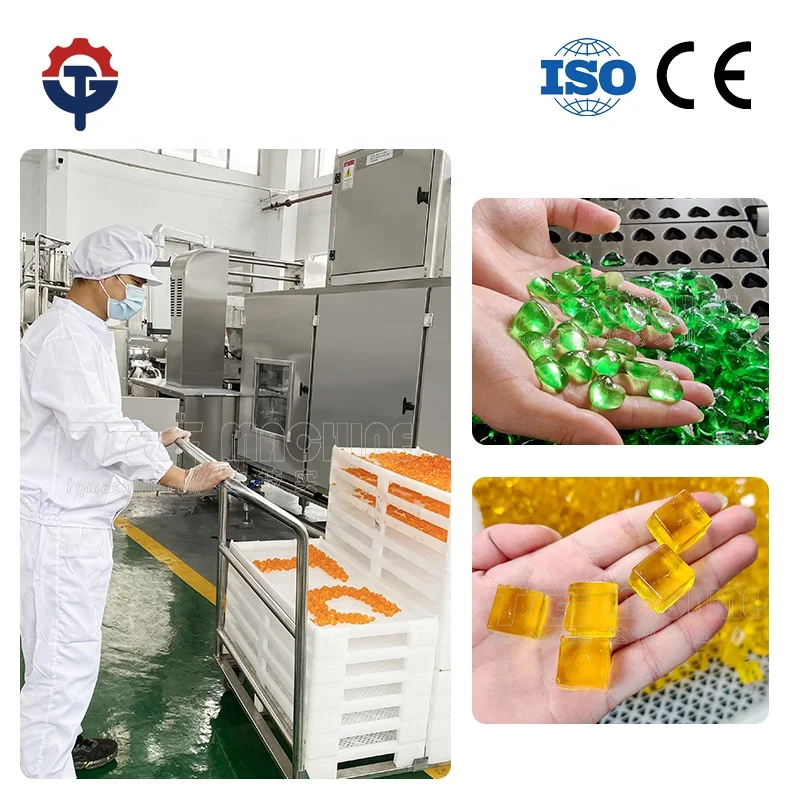 Deposit Gummy Bear Machine Small Gummy Candy Machine Gummy Candy Making Machine and Production Line
