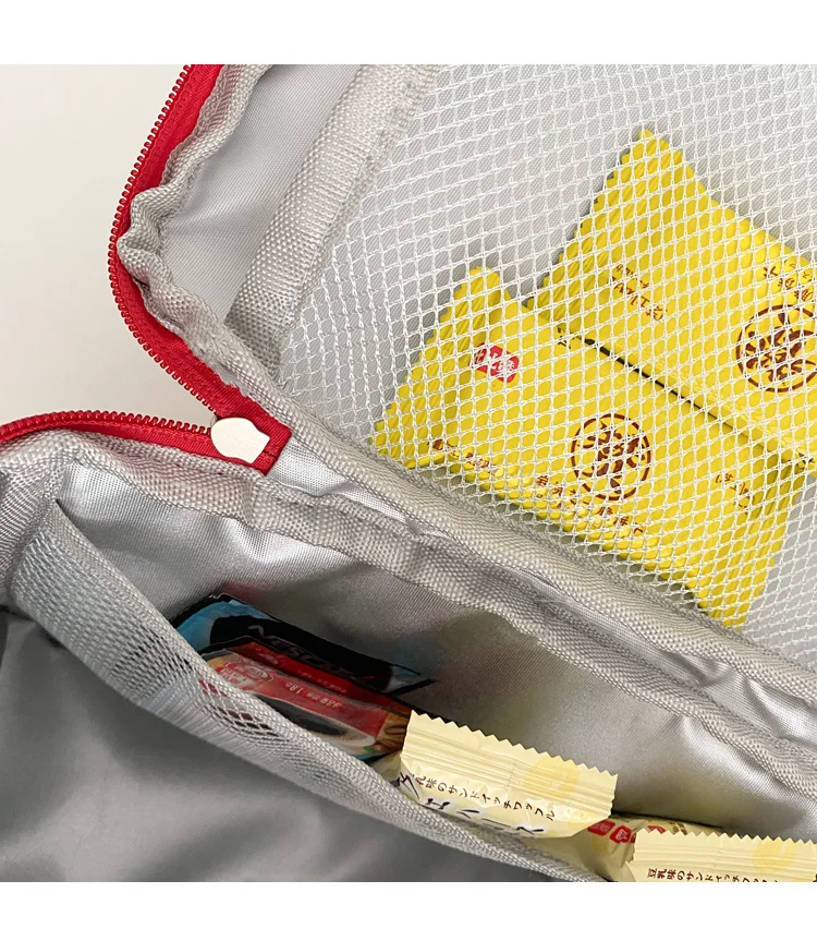 Waterproof Zipper Closure Foldable Eco-Friendly Non-Woven Picnic Food Cooler Bag Portable Thermal Insulated Lunch Bag details