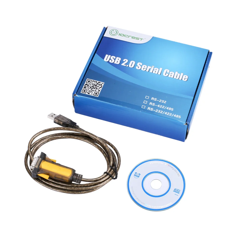 Iocrest Usb To Rs232 Db9 Serial Cable Male A Converter Adapter With