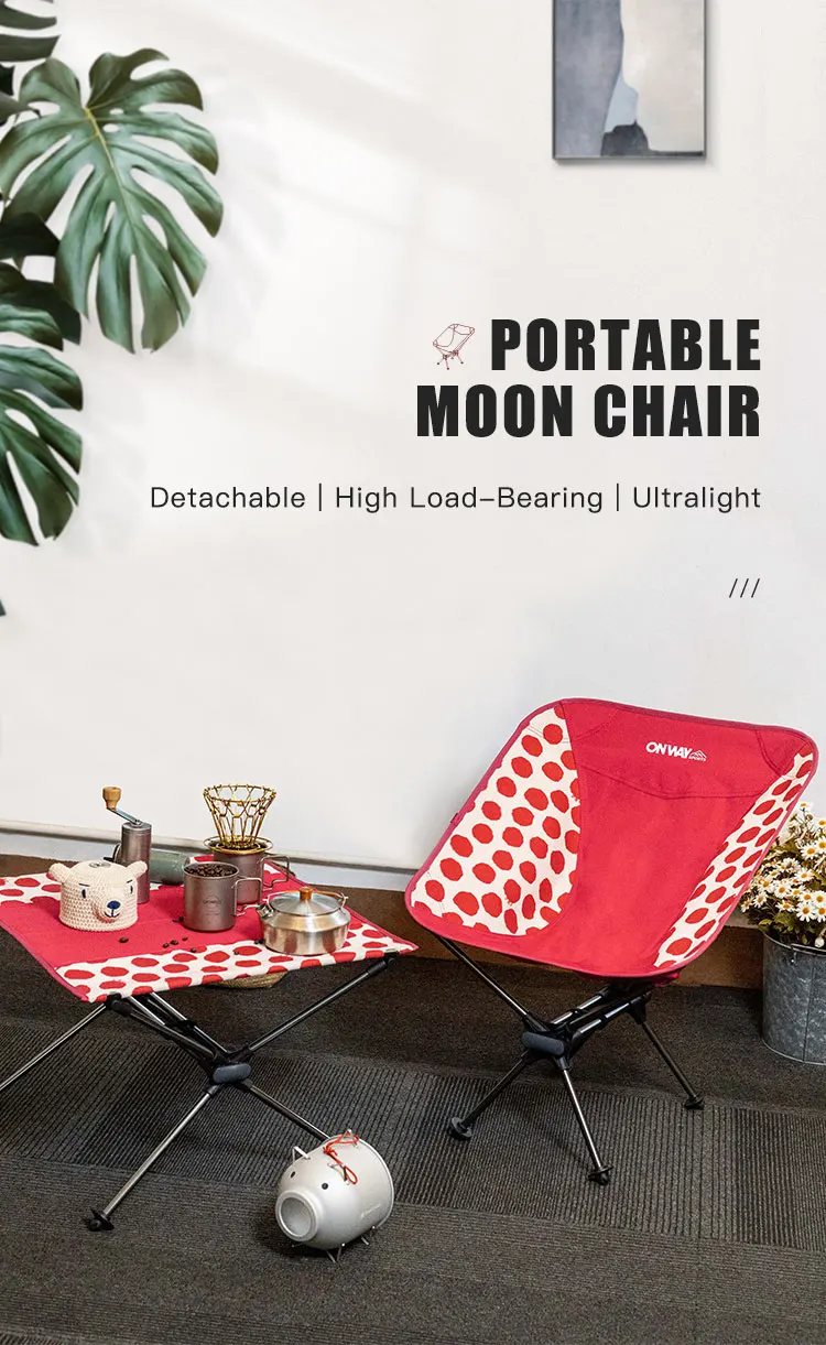 Outdoor Lightweight Aluminium Frame Folding Butterfly Chair Portable