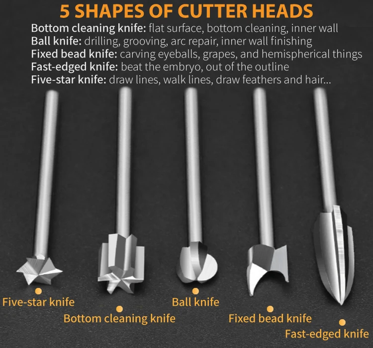 Woodworking Carving Knife Bits