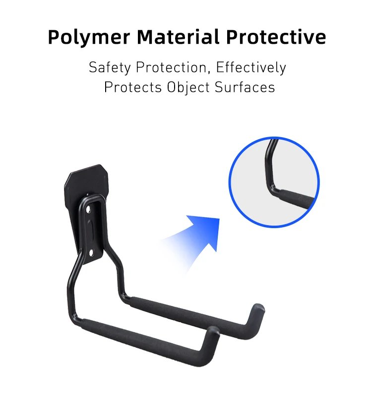 Utility Storage Hooks Metal High Load Bearing Durable Easy Install Spray Coated for Kitchen Office Garage Gym Outdoor details