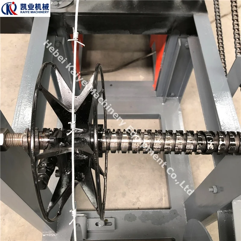 High Production Automatic Double Twist Barbed Wire  Making Machine