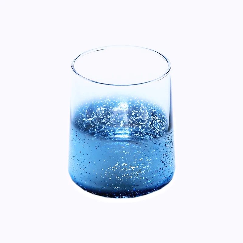 colorful stemless electroplated water glass crystal glass,juice