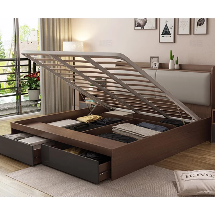 Single Bed Set Solid Wood 