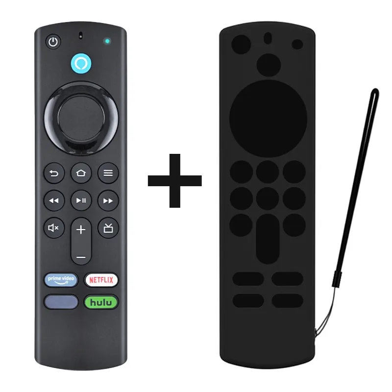 L5B83G Smart TV Remote Control Replacement BT Voice Controller for Amazon Fire TV Stick 3rd Gen Lite Cube 4K Max Bundle