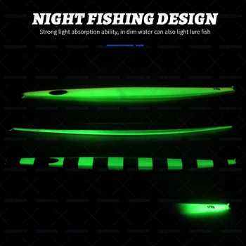 170g 210g Fast Fall Jigs Trolling Fishing Lures Lead Sinking Jig Vertical Lead Saltwater Metal Fishing Lures – Metal Jig – view 5