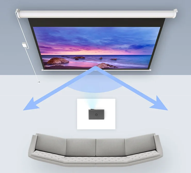 200インチ16:9すべてのプロジェクター用の高品質電気プロジェクション