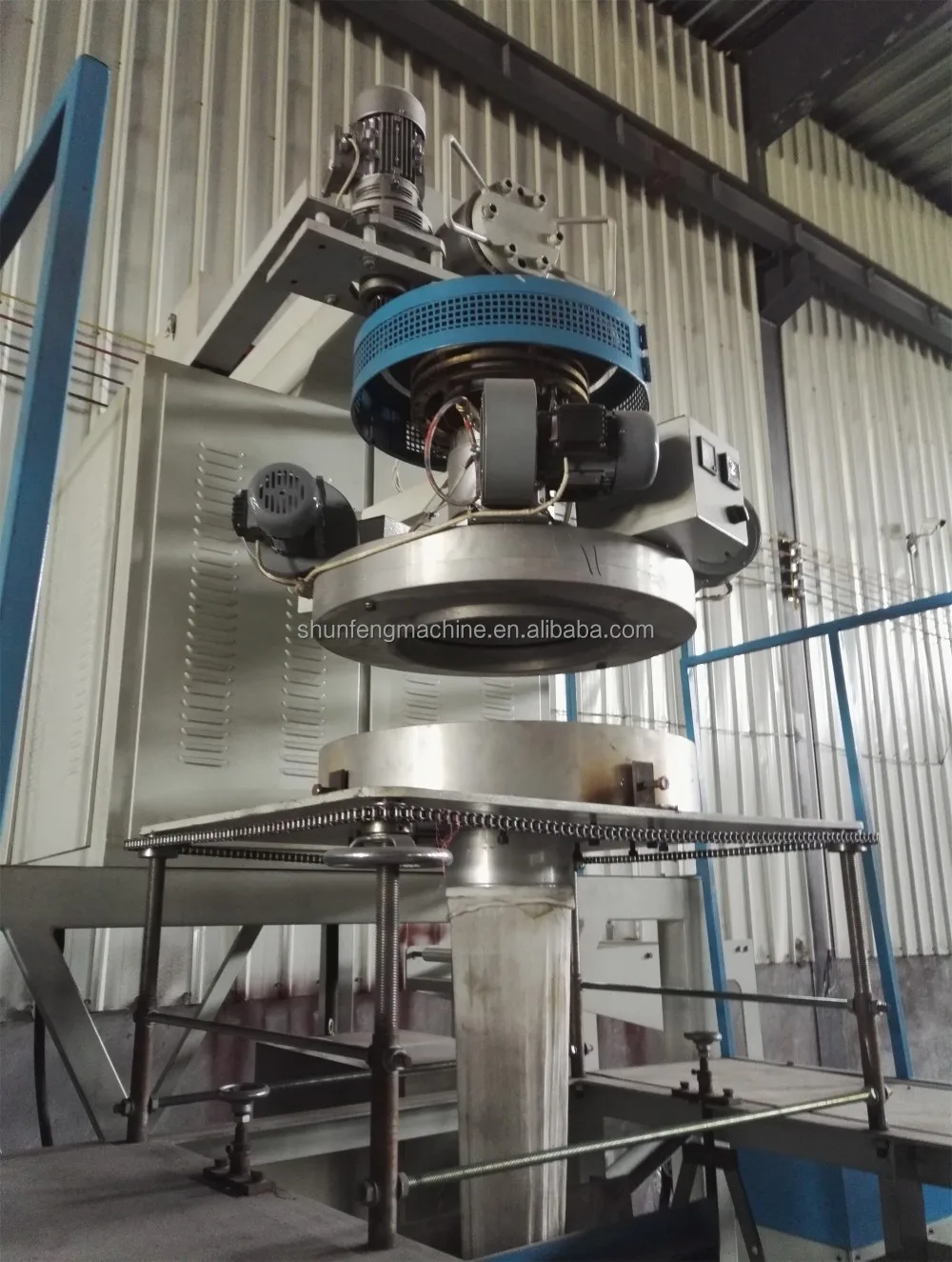 LDPE PP Blow Film Extruder Down Blown PP Polypropylene Plastic Film Blowing Machine