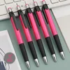 Black - ballpoint pen - rose red