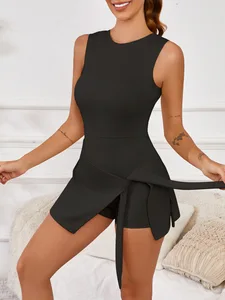 New Women's Casual and Fashionable Solid Color Anti Glare Tight Fitting Slimming Strap