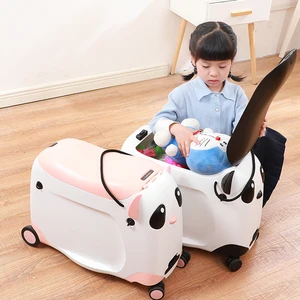 Popular Panda Design PP Spinner Luggage for Kids 21 Inch Large Capacity Portable Unisex