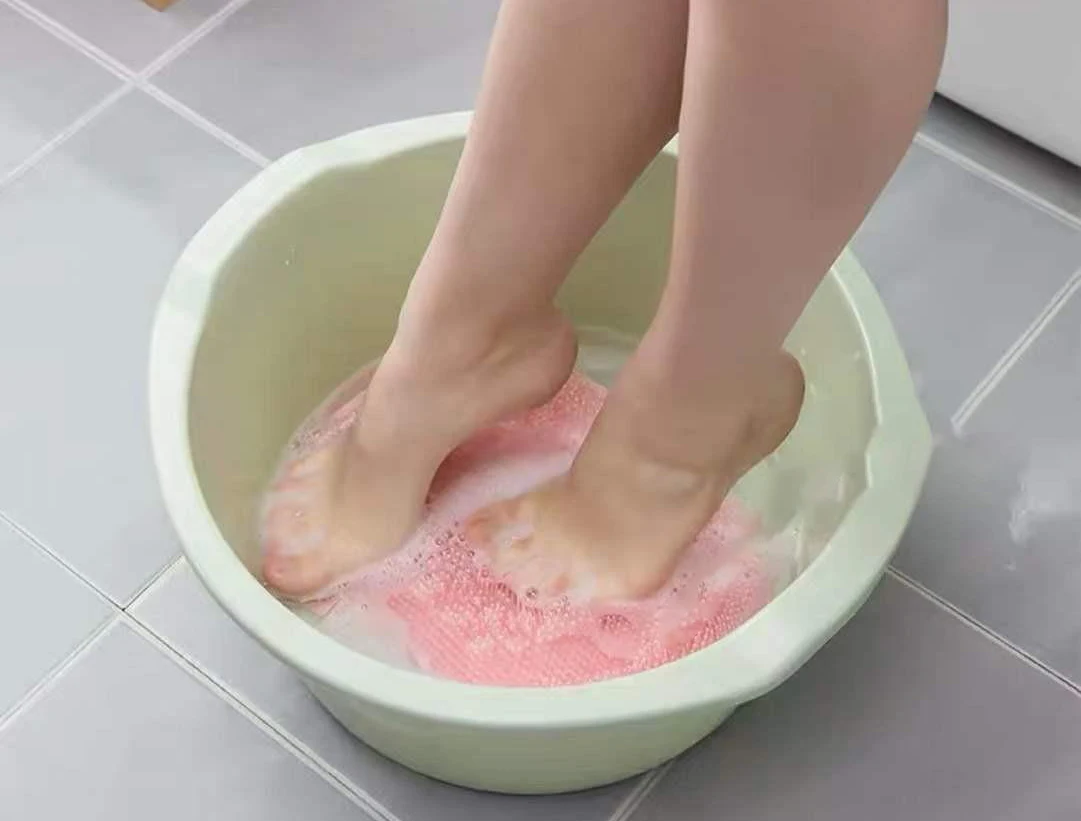 Lazy People Rub Foot Pad Back Rub Device Bathroom Massage Brush Buy